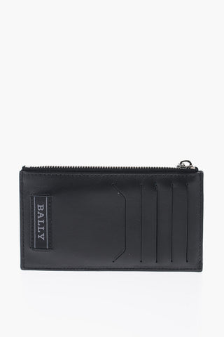 Leather BYTHOM Card Holder with Contrasting Detail