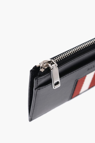 Leather BYTHOM Card Holder with Contrasting Detail