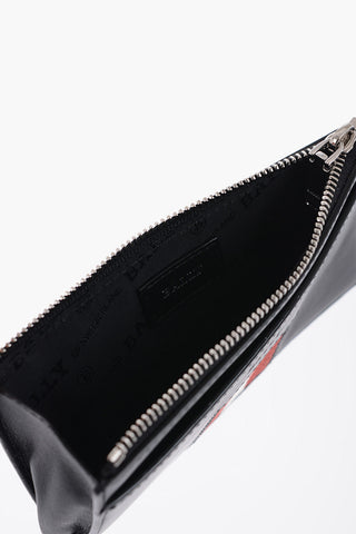 Leather BYTHOM Card Holder with Contrasting Detail
