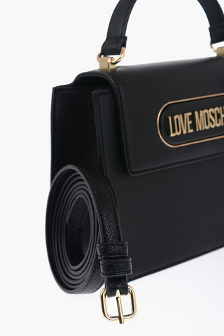 LOVE Borsa a Tracolla Satchel con Chiusura ad Incastro
