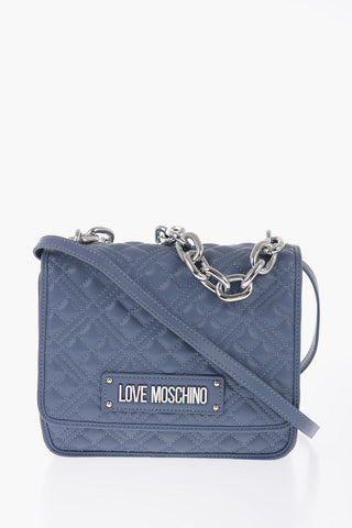 LOVE Borsa a Tracolla Chunky Chain con Ricamo
