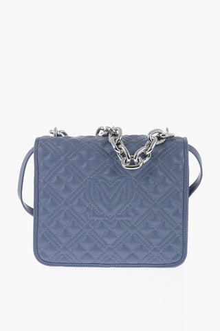 LOVE Borsa a Tracolla Chunky Chain con Ricamo
