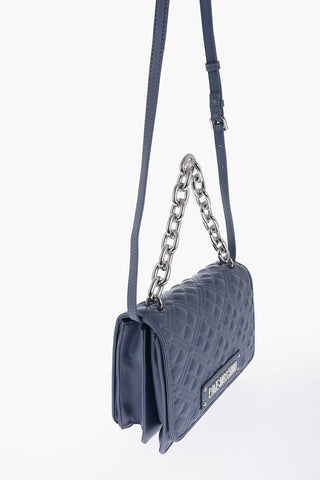 LOVE Borsa a Tracolla Chunky Chain con Ricamo
