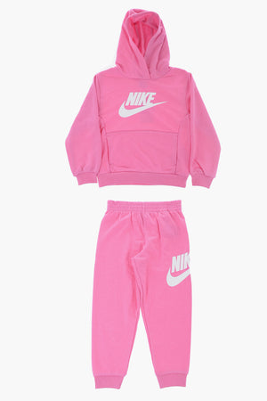 Set aus Hoodie und Jogginghose in Uni mit aufgedrucktem Logo