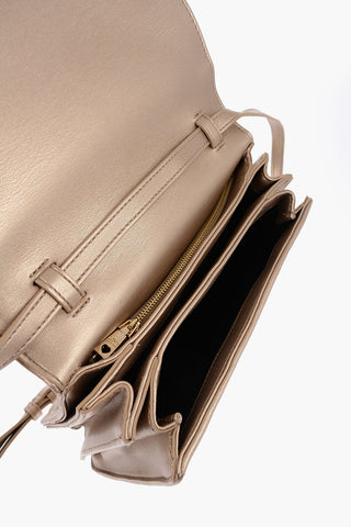 LOVE Chunky Chain Crossbody Bag with Embroidery
