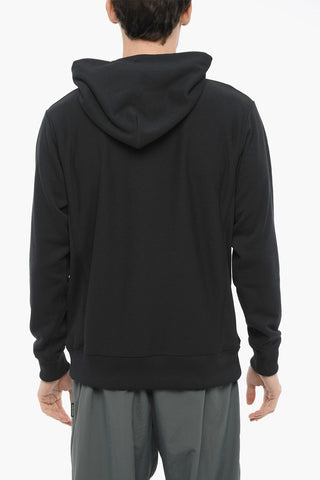 Solid Color Hoodie with Patch Pocket