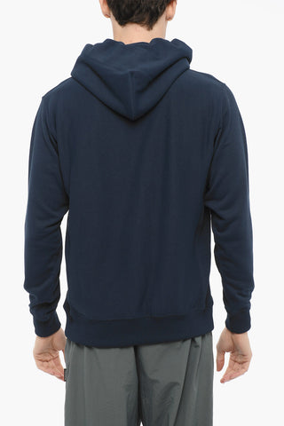 Solid Color Hoodie with Patch Pocket