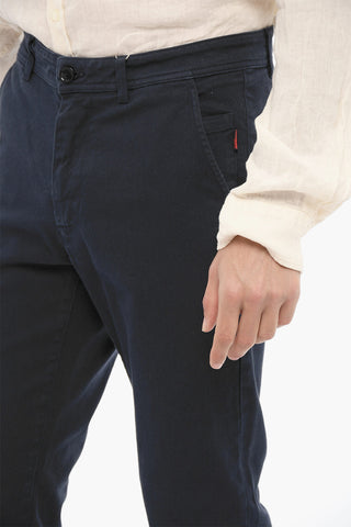 Cotton Twill Chino Pants with Belt Loops