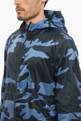 Camouflage SOUTHBAY Windbreaker Jacket with Hood