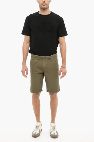 Shorts in Tinta Unita con Passanti