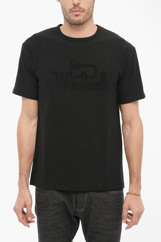Terry-Logo Crew-Neck T-shirt