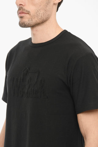 Terry-Logo Crew-Neck T-shirt