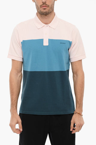 Color Block Cotton Piqué Polo Shirt