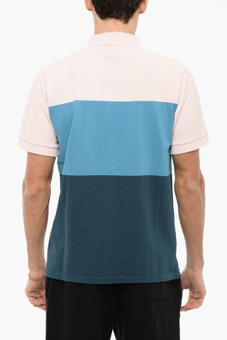 Color Block Cotton Piqué Polo Shirt