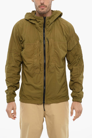 Hooded Nylon Utility Jacket
