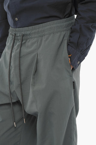 Pantaloni in Nylon con Elastico in Vita