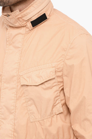 Giubbotto Utility in Nylon con Cappuccio Estraibile