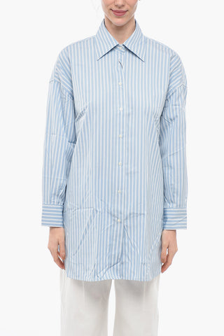 Stripe Print Long Sleeved Shirt