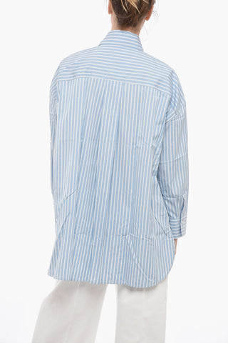 Stripe Print Long Sleeved Shirt