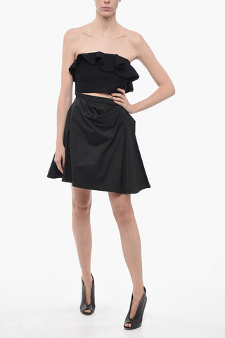 Miniskirt with Side Drape