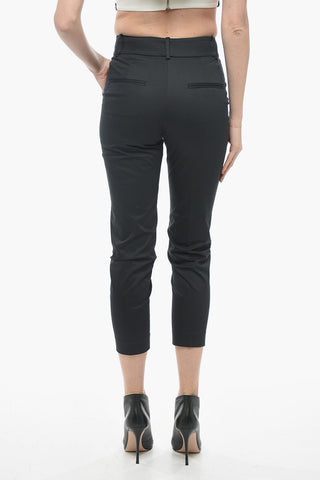 Stretch Cotton Chinos Pants with Belt Loops