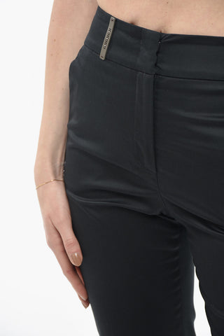Stretch Cotton Chinos Pants with Belt Loops