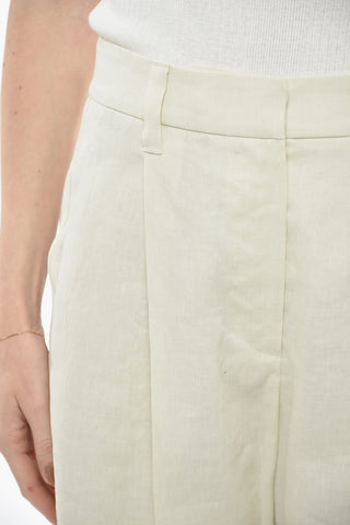 Linen Blend Loose-fit Pants
