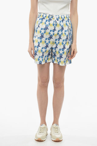 Waterproof STAR Shorts with Logo Print