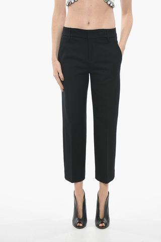 Pantaloni Cropped Fit MELI in Tessuto Stretch