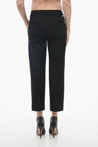 Pantaloni Cropped Fit MELI in Tessuto Stretch