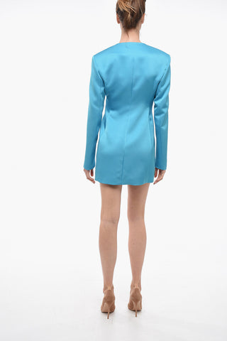 Satin Wallet dress With Draping