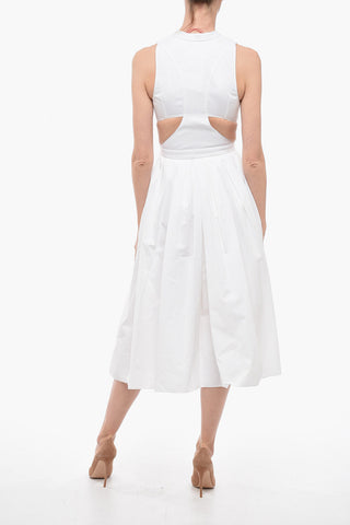 Chemisier in Cotone con Dettaglio Cut Out