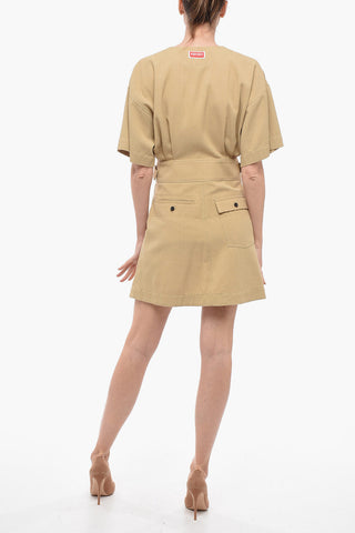 Cotton Shirt Sleeved Dress