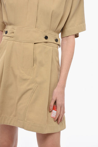 Cotton Shirt Sleeved Dress