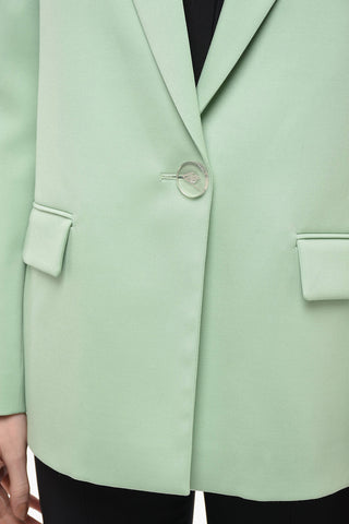 Blazer in Lana Vergine con Tasche ad Aletta