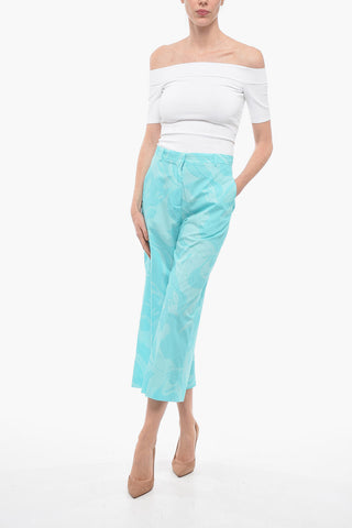 Pantaloni Cropped Fit Stampati