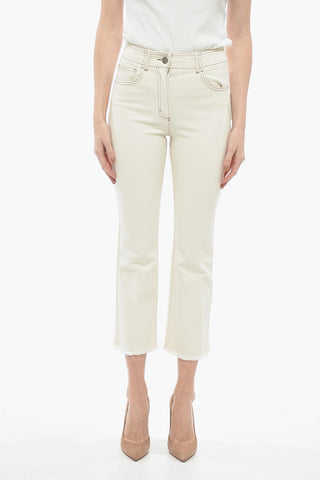 Regular Fit Denims with Visible Stitchings 20cm