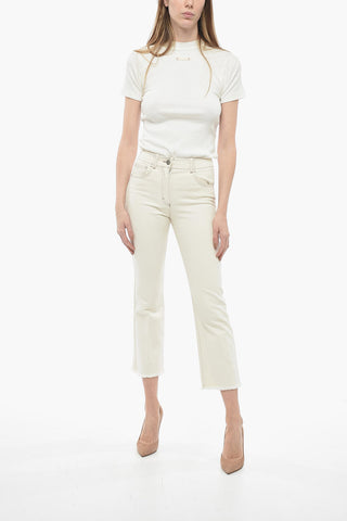 Regular Fit Denims with Visible Stitchings 20cm
