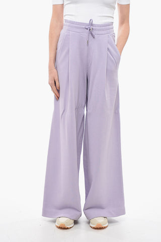 Pantaloni Joggers In Cotone Garzato