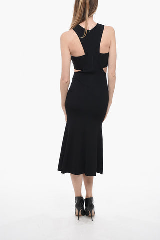 Vestito in Maglia con Dettaglio Cut Out