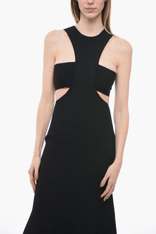 Vestito in Maglia con Dettaglio Cut Out