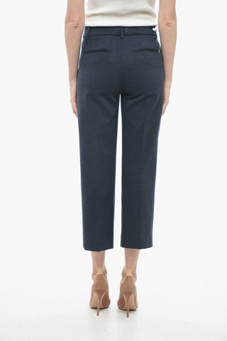 Stretch Fabric MELI Cropped Fit Pants