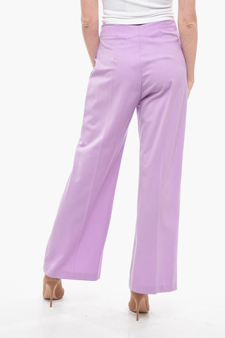 High-Waisted Straight Fit Pants