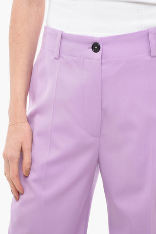 High-Waisted Straight Fit Pants