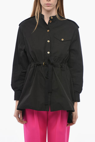 Camicia Military Allacciata in Vita