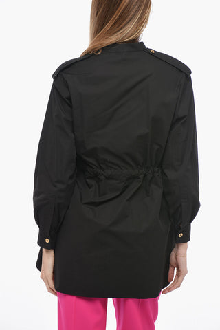 Camicia Military Allacciata in Vita