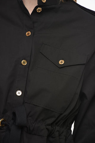 Camicia Military Allacciata in Vita