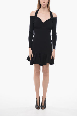 Vestito in Maglia con Balza