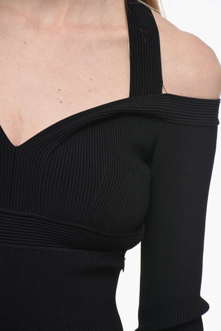 Vestito in Maglia con Balza