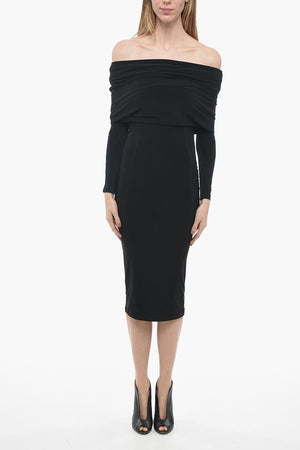 Fitted Long-Sleeve Dress